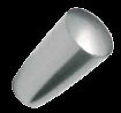 Möbelknopf KNOB 6, Edelstahl-Optik, H: 28 mm
