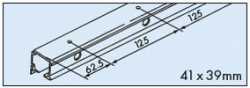 Combi-Laufschiene Länge 2500 mm