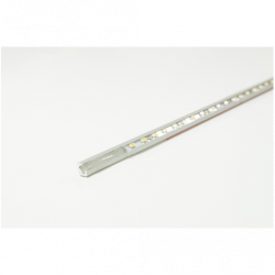 LED Micro Line 45°, 600mm, 12V, 4,9W, NW, alu, Anschlussltg. 3m, silber/sw, Mini LED Stecker, sw