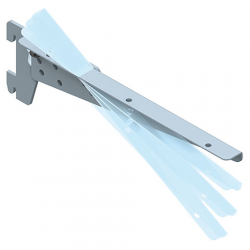 Träger, Tiefe: 300 mm, mit verstellbarem Arm, VPE Paar