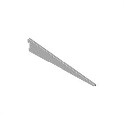 U-Träger, Tiefe: 270 mm, RAL 9006 weißaluminium